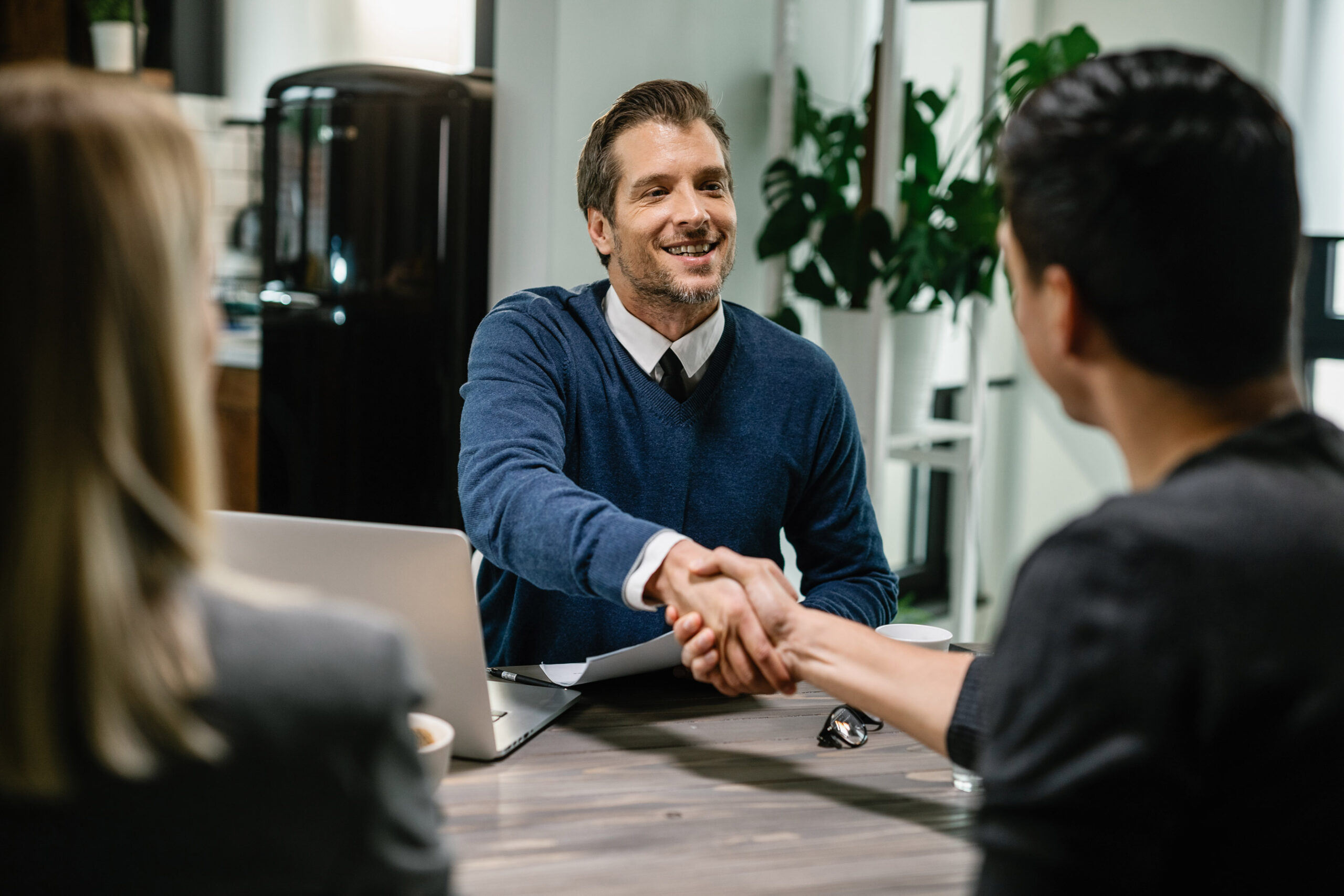 Healthcare broker handshake