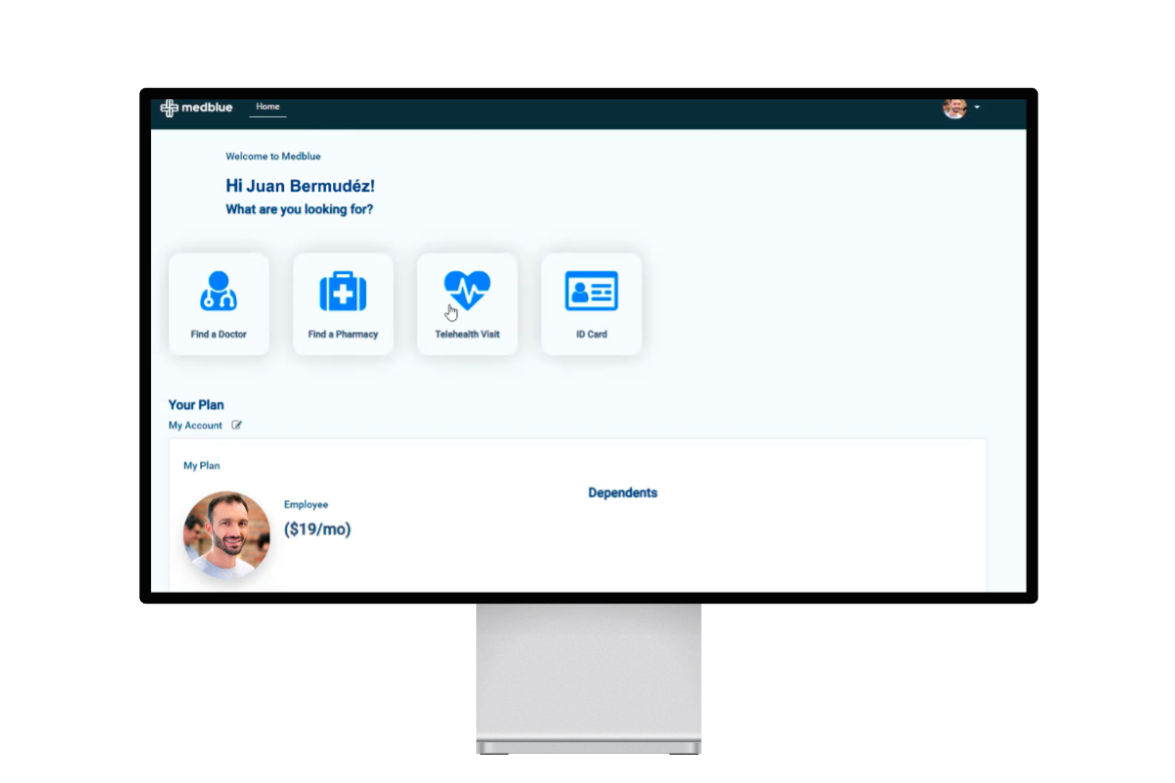 Medblue pharmacy portal